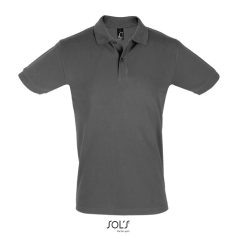   Tricou Polo, Barbati, maneca scurta, SOL'S, 2401E11650, Bumbac, Gri inchis, 3XL