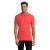 Tricou Polo, Barbati, maneca scurta, SOL'S, 2401E11685, Bumbac, Rosu hibiscus, S