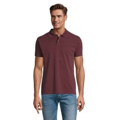   Tricou Polo, Barbati, maneca scurta, SOL'S, 2401E11693, Bumbac, Rosu cenusiu, XXL