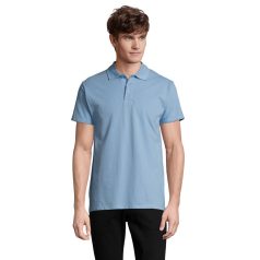   Tricou Polo, Barbati, maneca scurta, SOL'S, 2401E11803, Bumbac, Albastru sky, M