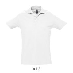   Tricou Polo, Barbati, maneca scurta, SOL'S, 2401E11807, Bumbac, Alb, 3XL