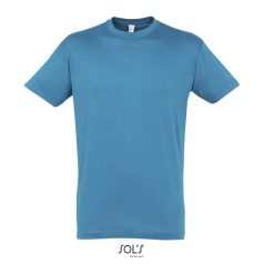 REGENT-UNI TSHIRT-150g, Cotton, Aqua, TWIN, XXS