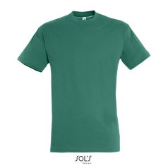 REGENT-UNI TSHIRT-150g, Cotton, Emerald, TWIN, XS