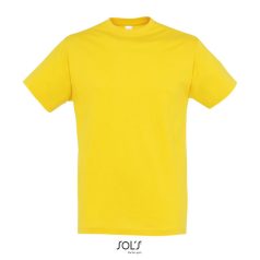 REGENT-UNI TSHIRT-150g, Cotton, Gold, TWIN, XXS