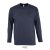 Tricou la baza gatului, Barbati, maneca lunga, SOL'S, 2401E11844, Bumbac, Albastru navy, 5XL