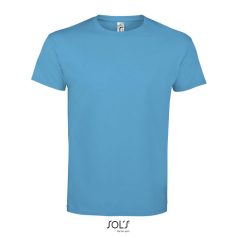   Tricou Barbati, 42FEB234133, Imperial, Bumbac, Masculin, Albastru Aqua, 4XL