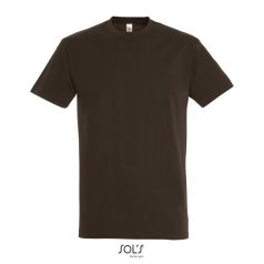 IMPERIAL-MEN TSHIRT-190g, Cotton, Chocolate, TWIN, L