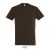 IMPERIAL-MEN TSHIRT-190g, Cotton, Chocolate, TWIN, L