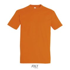 IMPERIAL-MEN TSHIRT-190g, Cotton, orange, TWIN, XS