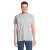 Tricou la baza gatului, Barbati, maneca scurta, SOL'S, 2401E11888, Bumbac, Gri pure, M