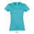 Tricou la baza gatului, Dama, maneca scurta, SOL'S, 2401E11914, Bumbac, Albastru atoll, XL