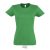 Tricou la baza gatului, Dama, maneca scurta, SOL'S, 2401E11935, Bumbac, Verde kelly, 3XL