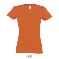   Tricou la baza gatului, Dama, maneca scurta, SOL'S, 2401E11938, Bumbac, Portocaliu, 3XL