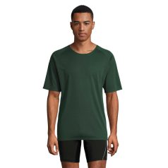   Tricou la baza gatului, Barbati, maneca scurta, SOL'S, 2401E11960, Poliester, Verde forest, M