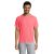 Tricou la baza gatului, Barbati, maneca scurta, SOL'S, 2401E11976, Poliester, Roz coral neon, M