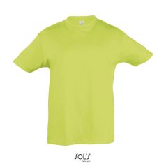 REGENT-KIDS TSHIRT-150g, Cotton, Apple Green, MALE, L