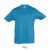 REGENT-KIDS TSHIRT-150g, Cotton, Aqua, MALE, M