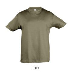 REGENT-KIDS TSHIRT-150g, Cotton, Army, MALE, 4XL