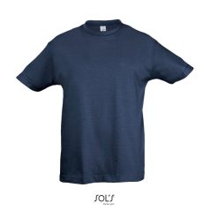 REGENT-KIDS TSHIRT-150g, Cotton, Denim Blue, MALE, 3XL