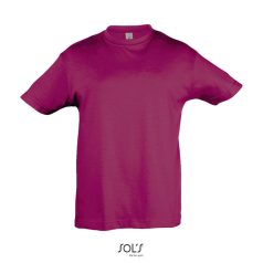 REGENT-KIDS TSHIRT-150g, Cotton, Fuchsia, MALE, 4XL