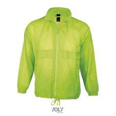 SURF-UNI WINDBREAKER-210g, Nylon, Neon Lime/Grey, UNISEX, XS