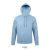 SNAKE HOOD SWEATER 280g, Polyester/Cotton, sky blue, UNISEX, XS