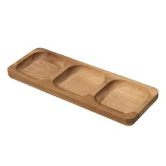   Tava pentru servire, 2410E24586, Everestus, 30 x 11 x 2 cm, Lemn, Maro