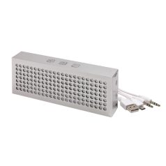 Brick Boxa cu Bluetooth, argintiu