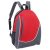 Rucsac sport casual cu buzunar lateral din plasa, 28.5x15x39.5 cm, Everestus, 20SEP1132, Poliester, Gri, Rosu