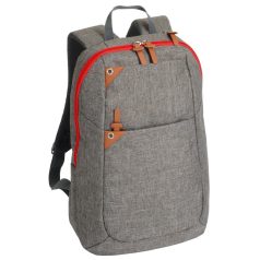   Rucsac maro, rosu, Everestus, RU08AN, poliester 600D, poliester 210T, piele ecologica