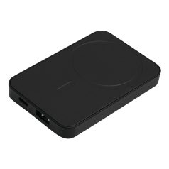   Powerbank 5000 mAh, Wireless, 2410E23078, Everestus, 9.8 x 6.4 x 1.5 cm, Plastic, Negru