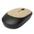 Mouse fara fir cu 3 butoane, 2410E25118, Everestus, 10.8 x 6 x 2.7 cm, Bambus, Maro, Negru