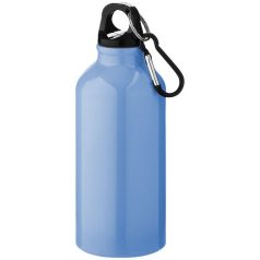   Oregon 400 ml sport bottle with carabiner, Aluminium, Light blue