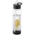 Sticla apa cu infuzor, 740 ml, fara BPA, Everestus, TF01, tritan, transparent, negru