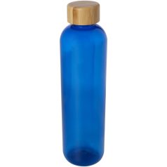   Sticla de apa sport 1000 ml, 2401E15105, Everestus, 7.55x27.7x7.55xØ7.55 cm, PET, Bambus, Polipropilena, Albastru