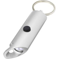   Breloc cu led si desfacator de sticle, 2401E14672, Everestus, 8.5xØ2.1 cm, Aluminiu, Argintiu