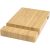 Suport de telefon pentru birou, 2502E15762, Everestus, 13 x 1.7 x 8 cm, Bambus, Maro Wood