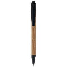 Borneo bamboo ballpoint pen, Bamboo, Natural, solid black