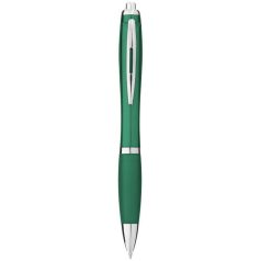   Nash ballpoint pen with coloured barrel and grip, ABS plastic, Green