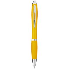   Nash ballpoint pen with coloured barrel and grip, ABS plastic, Yellow