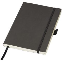   Agenda A5 cu pagini dictando, coperta moale cu elastic, Everestus, RO03, pu, negru