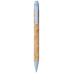   Midar cork and wheat straw ballpoint pen, Cork, wheat straw plastic, Blue