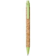   Midar cork and wheat straw ballpoint pen, Cork, wheat straw plastic, Green