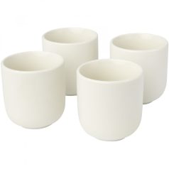   Set 4 cani expresso, Seasons, 42FEB230450, 90 ml, 6.2x5.8 cm, Ceramica, Alb