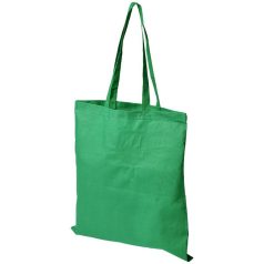   Madras 140 g/m² cotton tote bag, 140 g/m² Cotton, Bright green