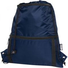   Saculet cu snur, Everestus, 42FEB230532, 39.5x48 cm, Poliester, Albastru Navy