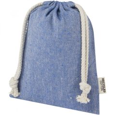   Saculet cu snur, 2401E14904, Everestus, 20x15 cm, Bumbac, Albastru heather