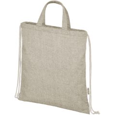   Saculet cu snur, 2401E14906, Everestus, 38x42 cm, Bumbac, Poliester, Natur