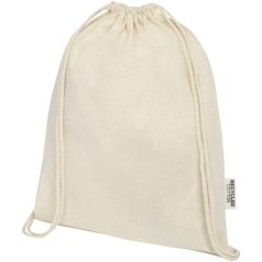   Saculet cu snur, 2410E23034, Everestus, 33 x 44 cm, Bumbac, Natur