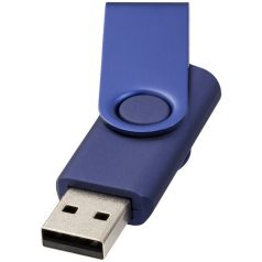   Rotate-metallic 4GB USB flash drive, Plastic and aluminum, Navy